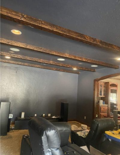 Interior house painting with smooth, even coverage