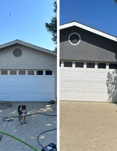 Beautifully repainted house exterior with a smooth, durable, and refreshed look